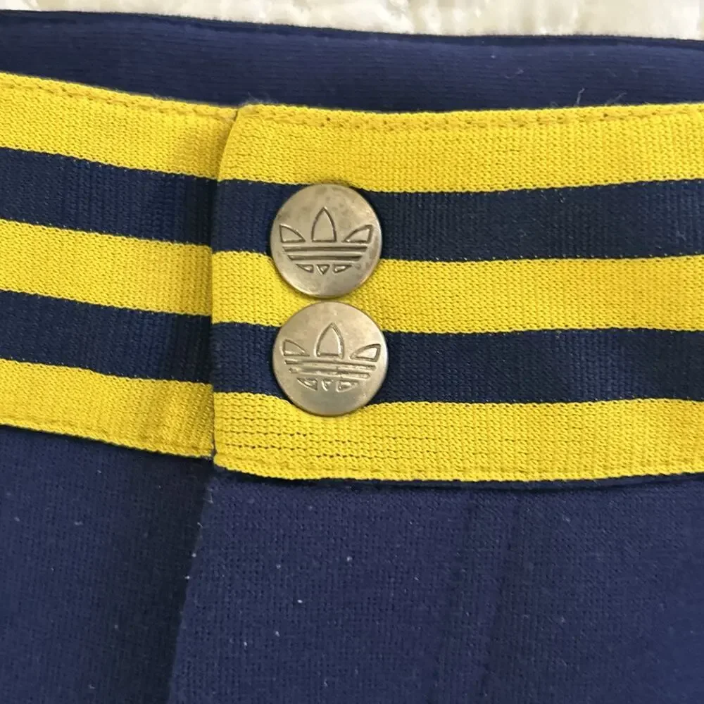90's Adidas Trefoil Track Shorts Men’s S Navy Vintage Retro Running Streetwear